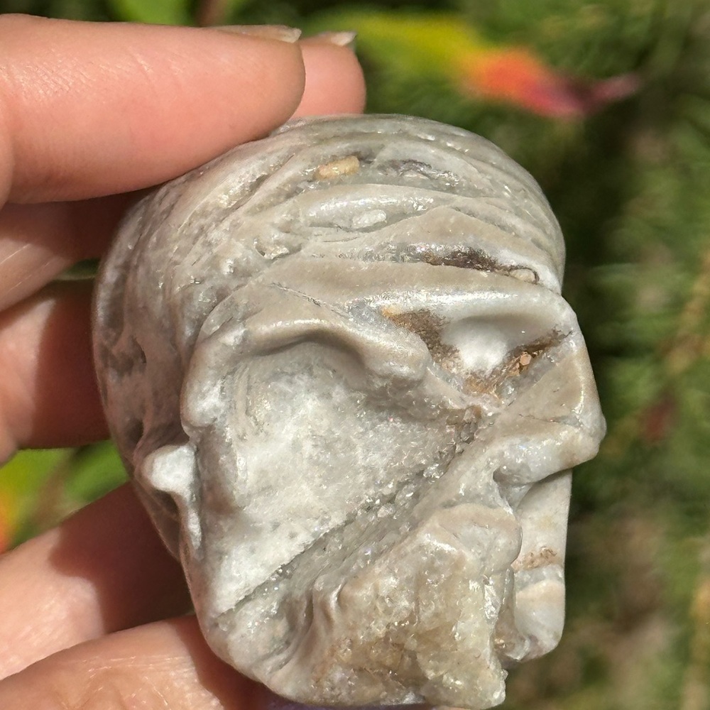 Sphalerite Druzy Skull - Picture 9 of 11